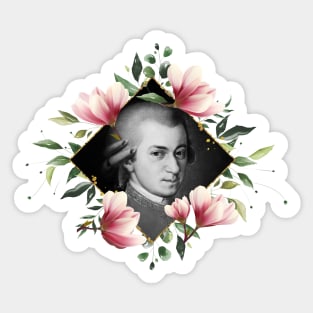 Wolfgang Amadeus Mozart Sticker